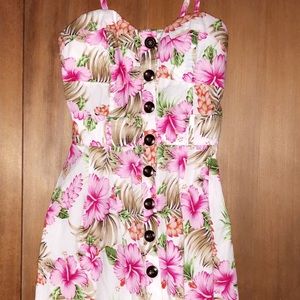 Front Button Summer Dress